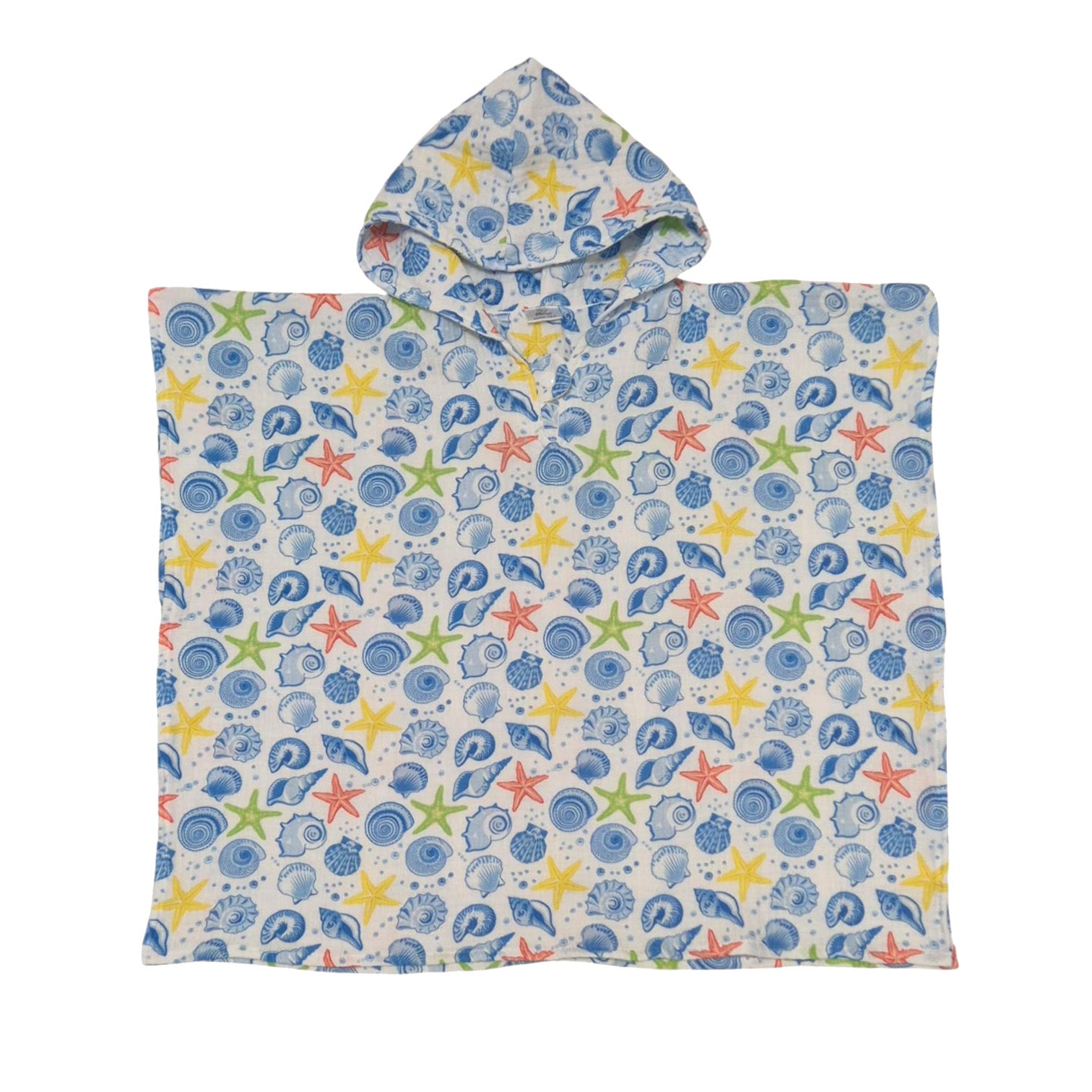 Muslin Poncho - Marine World