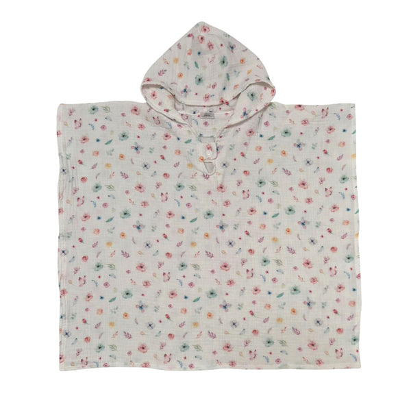 Muslin Poncho - Flowers