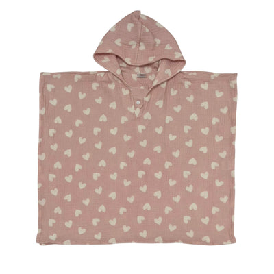 Muslin Poncho - Hearts