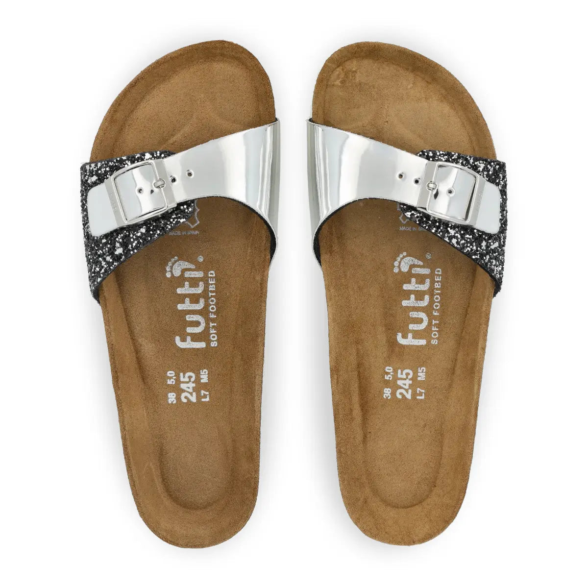 Mara Silver Glitter