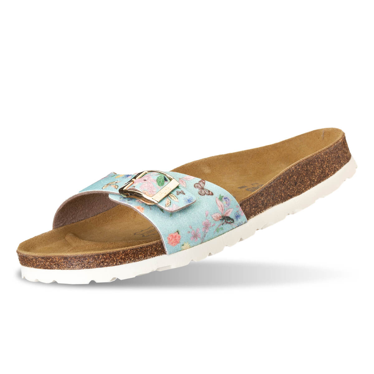 Mara Blue Flowers Glitter