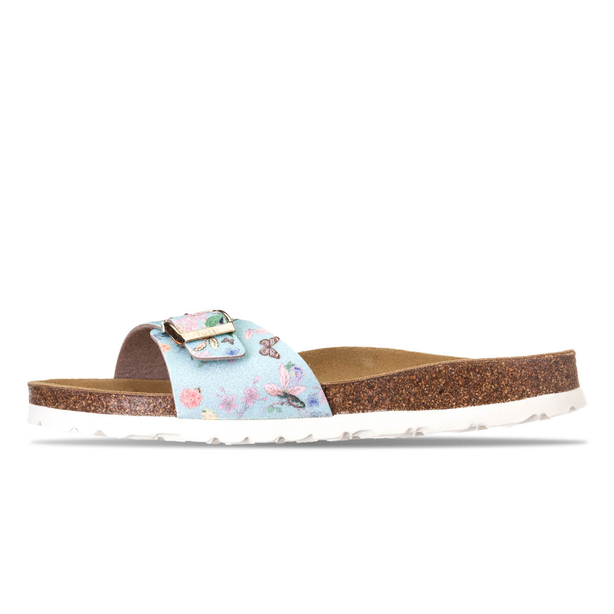 Mara Blue Flowers Glitter