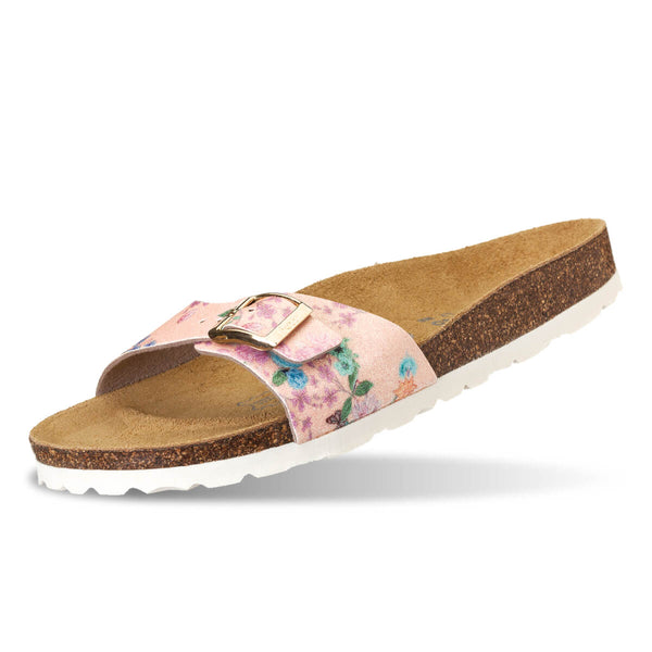 Mara Pink Flowers Glitter