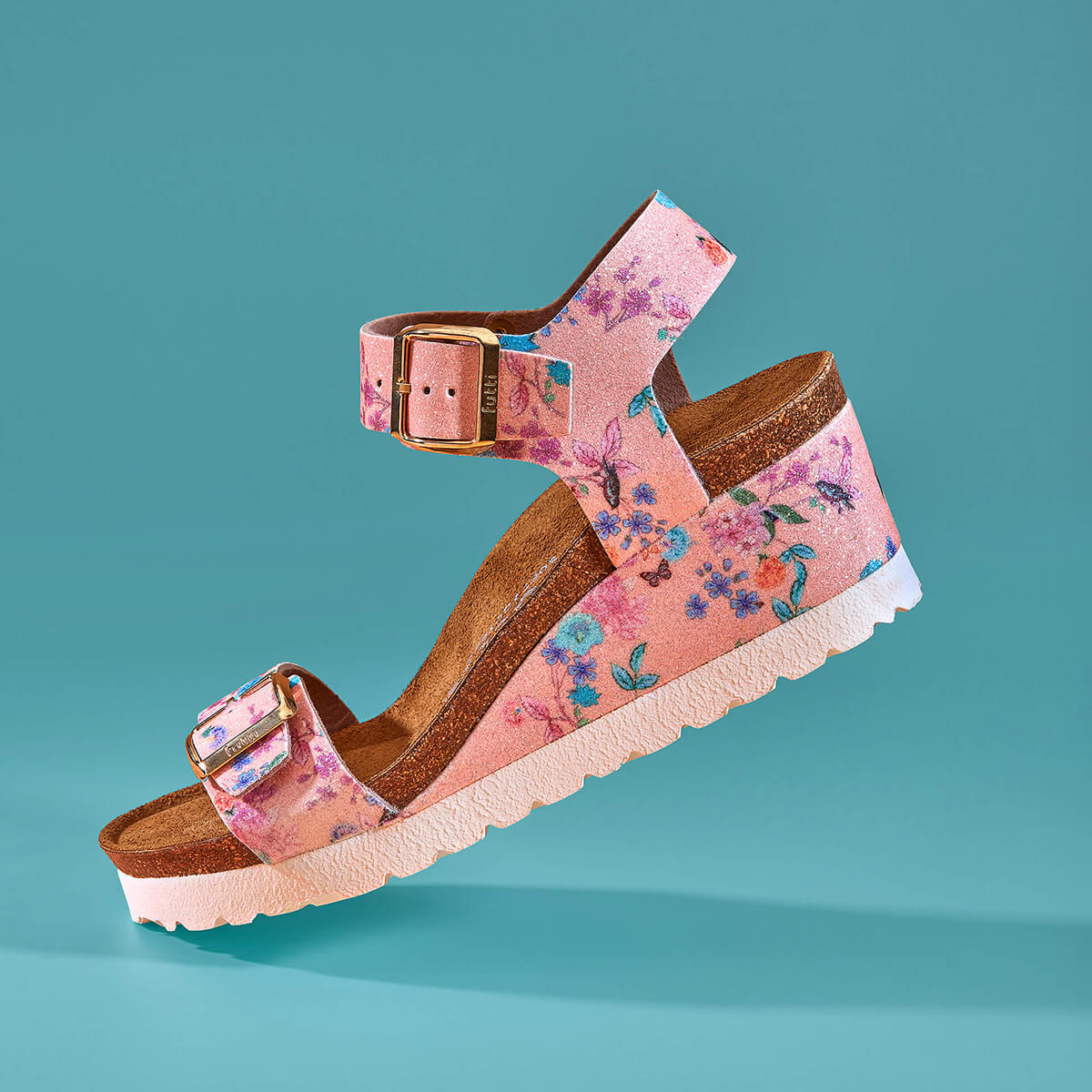 Nina Pink Flowers Glitter