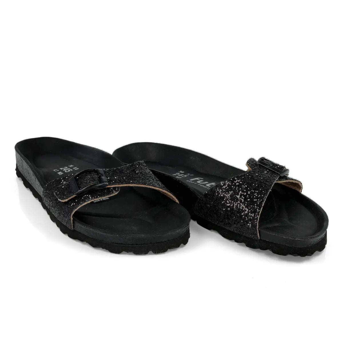 Mara Black Glitter