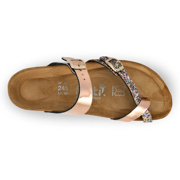 Hana Rose Gold Glitter