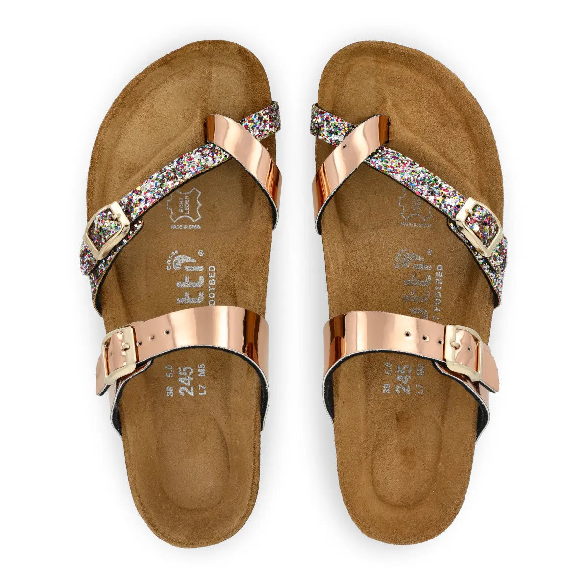 Hana Rose Gold Glitter