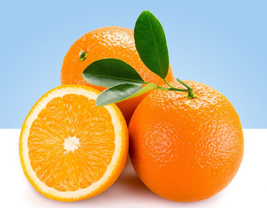 National table orange, piece