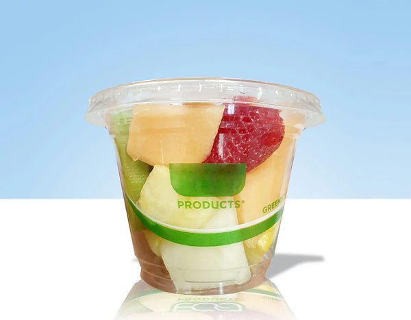 elaborados diariamente estos vasos de fruta fresca cortada