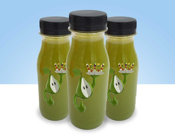 Vasito de plastico vegetal con fruta fresca variada