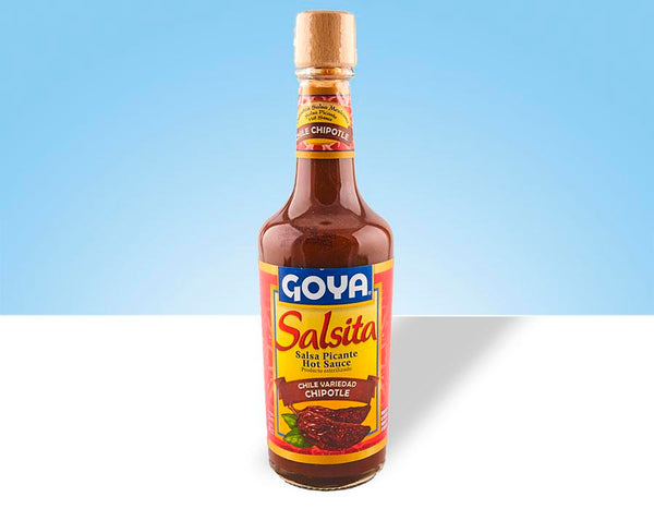 Botella de 226 ml de Salsita Picante Chile Chipotle Goya