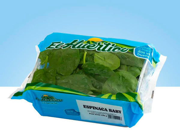Bolsa de espinaca baby fresca 100gr