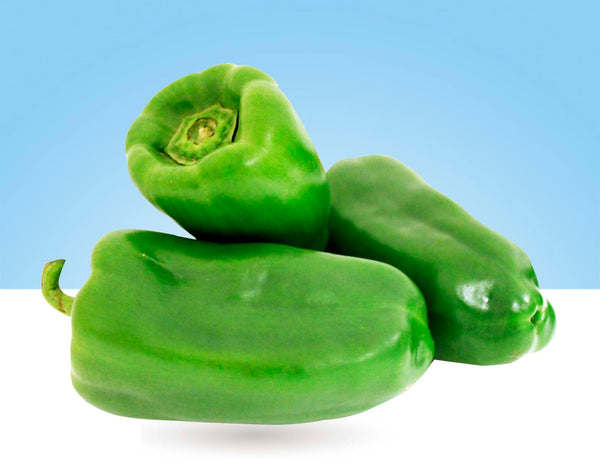 Pimiento verde fresco entero por unidad