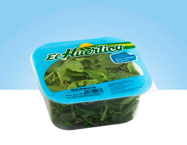 Tarrina de berros frescos El Huertico 100gr
