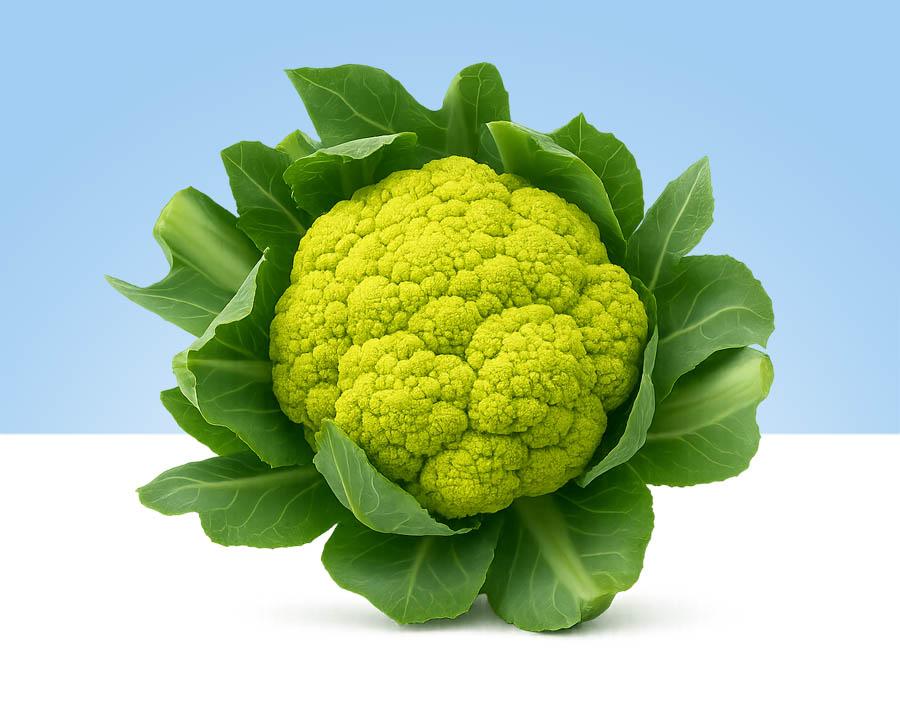 Broquil o coliflor verde fresca – pieza entera