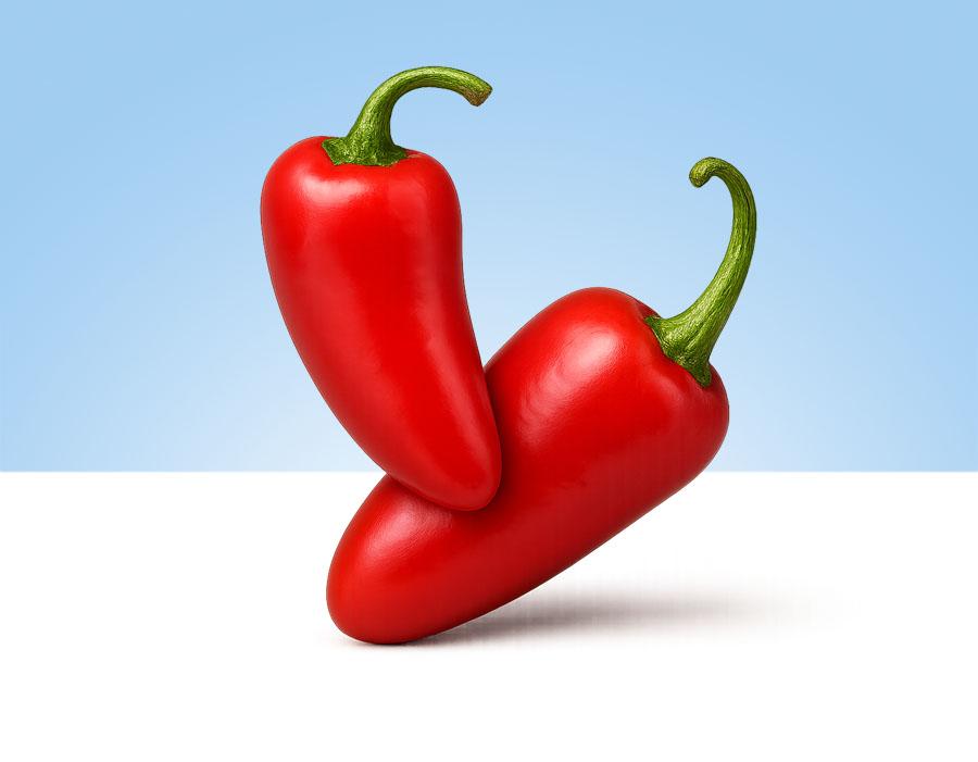 Jalapeños rojos frescos en formato de 300gr