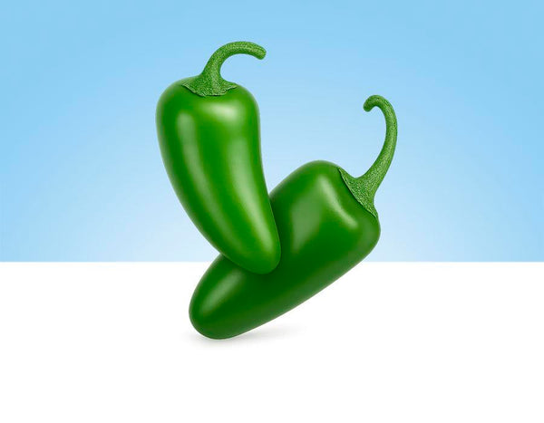Jalapeños verdes frescos en formato de 300 gramos