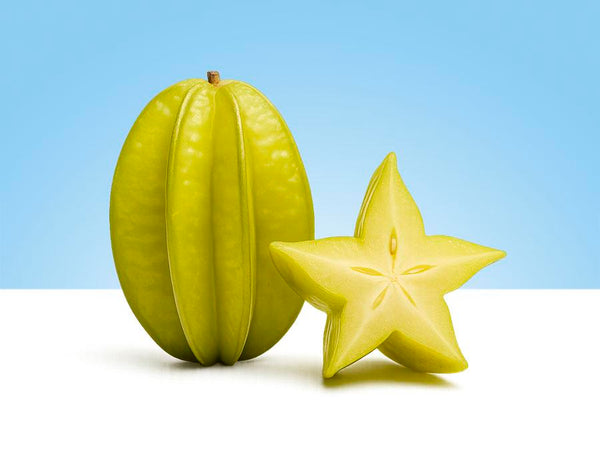 Carambola o fruta estrella fresca por pieza