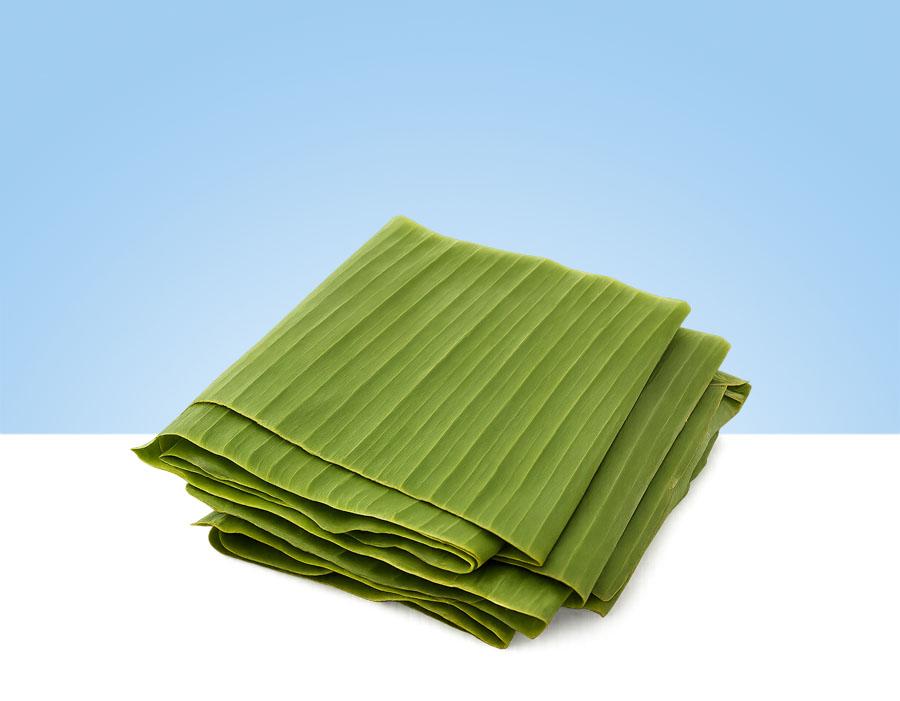 Hojas de plátano frescas en formato de 500 gramos