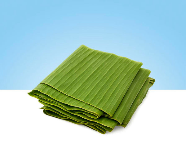 Hojas de plátano frescas en formato de 500 gramos