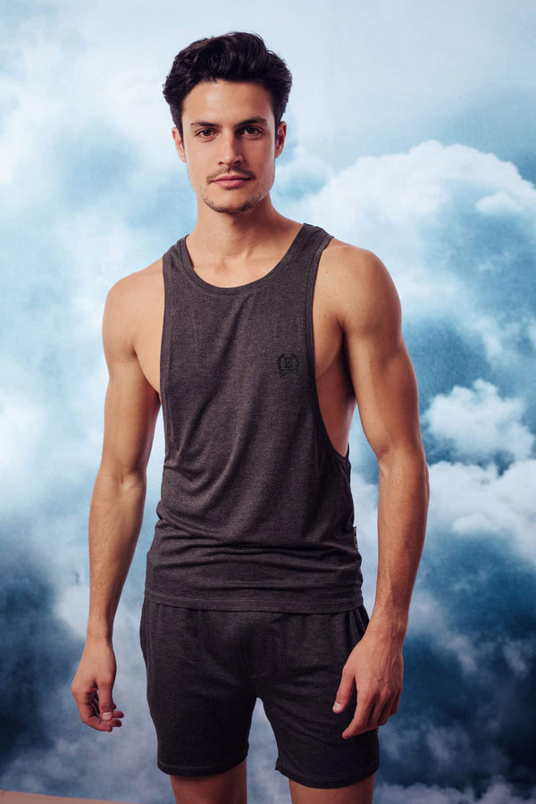 Men's Sleeveless Shirt ANTHRACITE