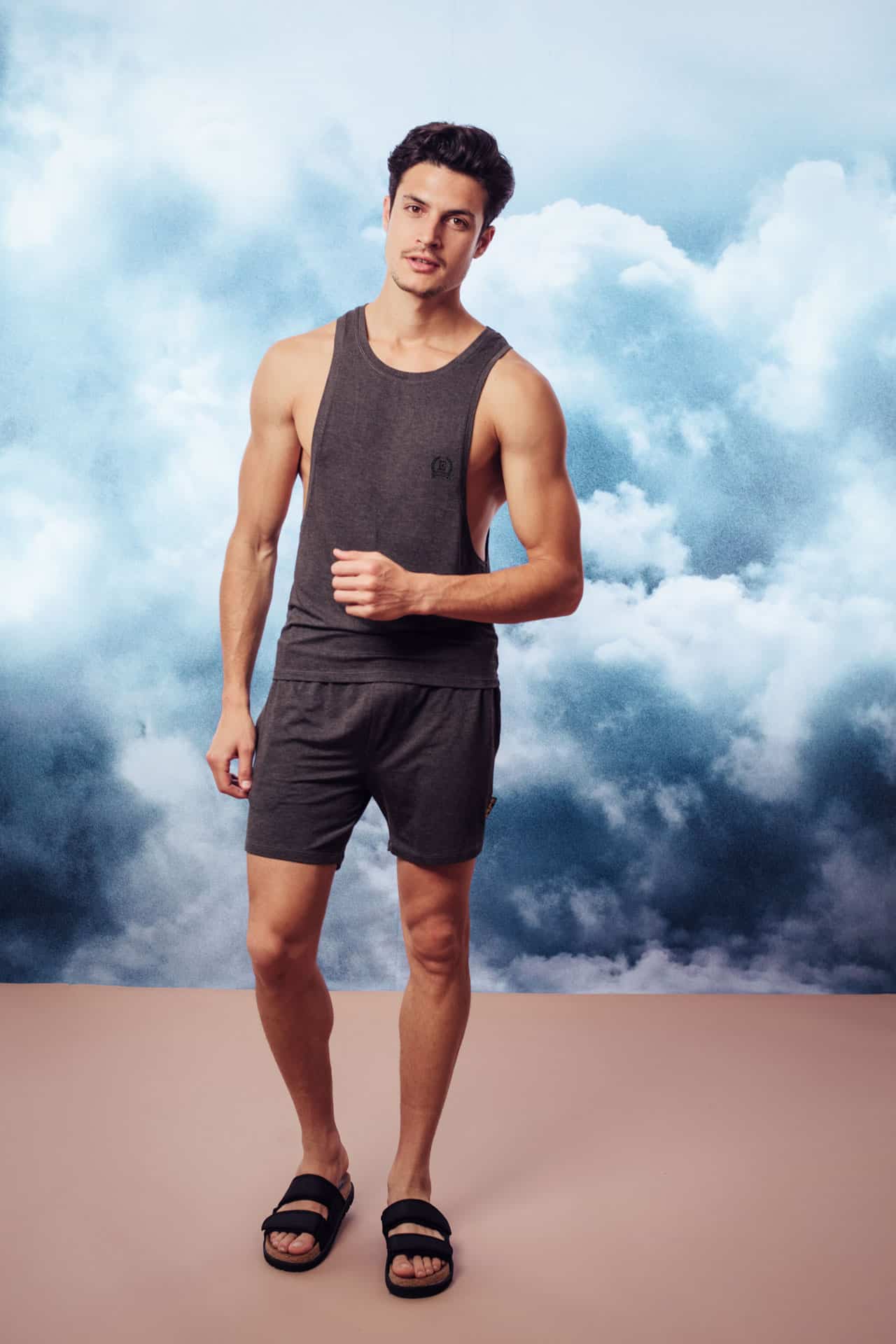 Muška majica bez rukava ANTRACIT