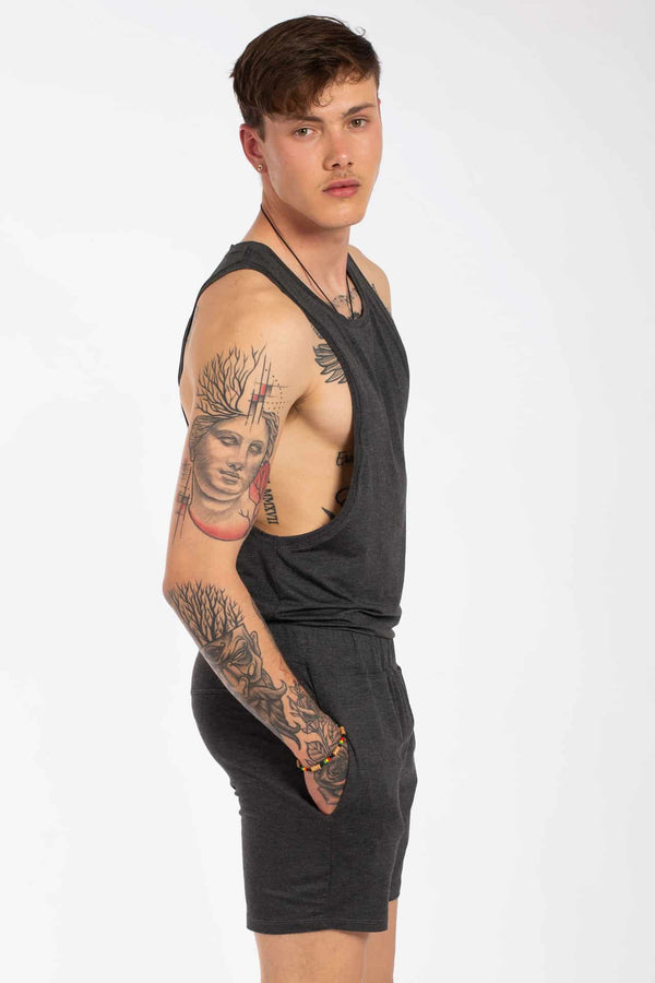Men's Sleeveless Shirt ANTHRACITE