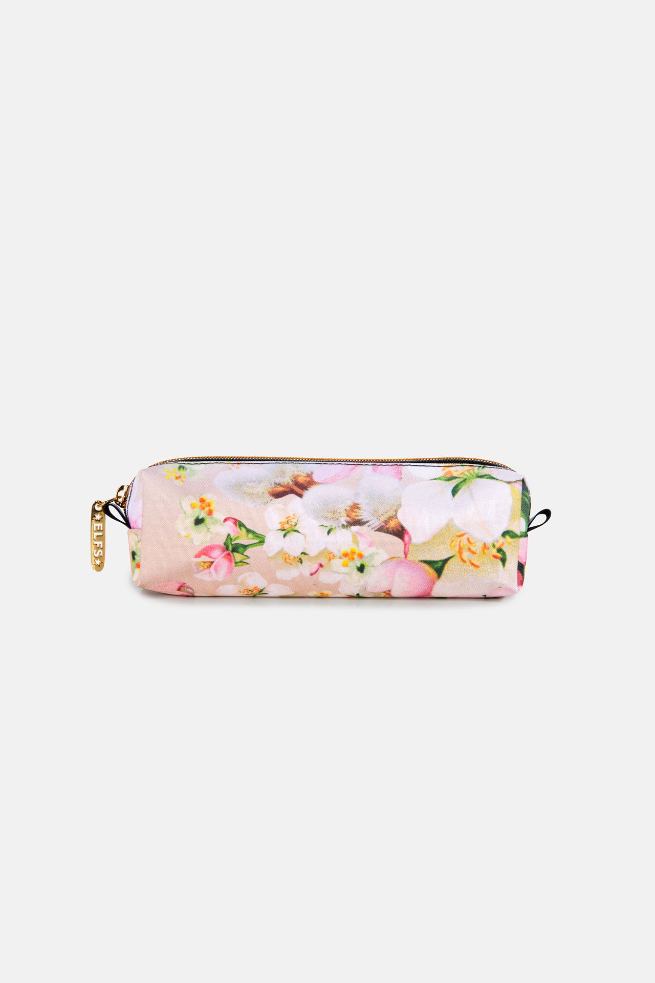 Pencil case CHERRY FLOWERS BEIGE