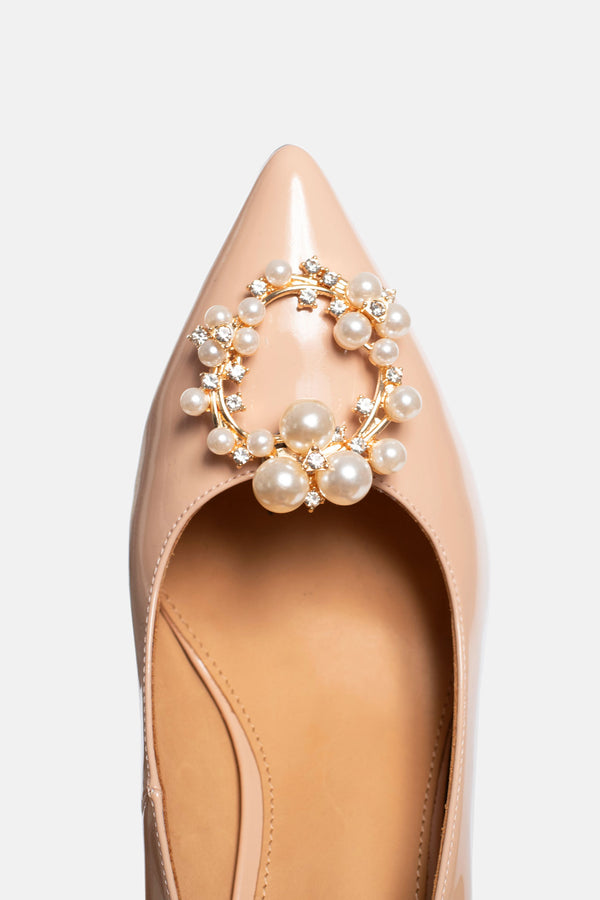Beige Pumps