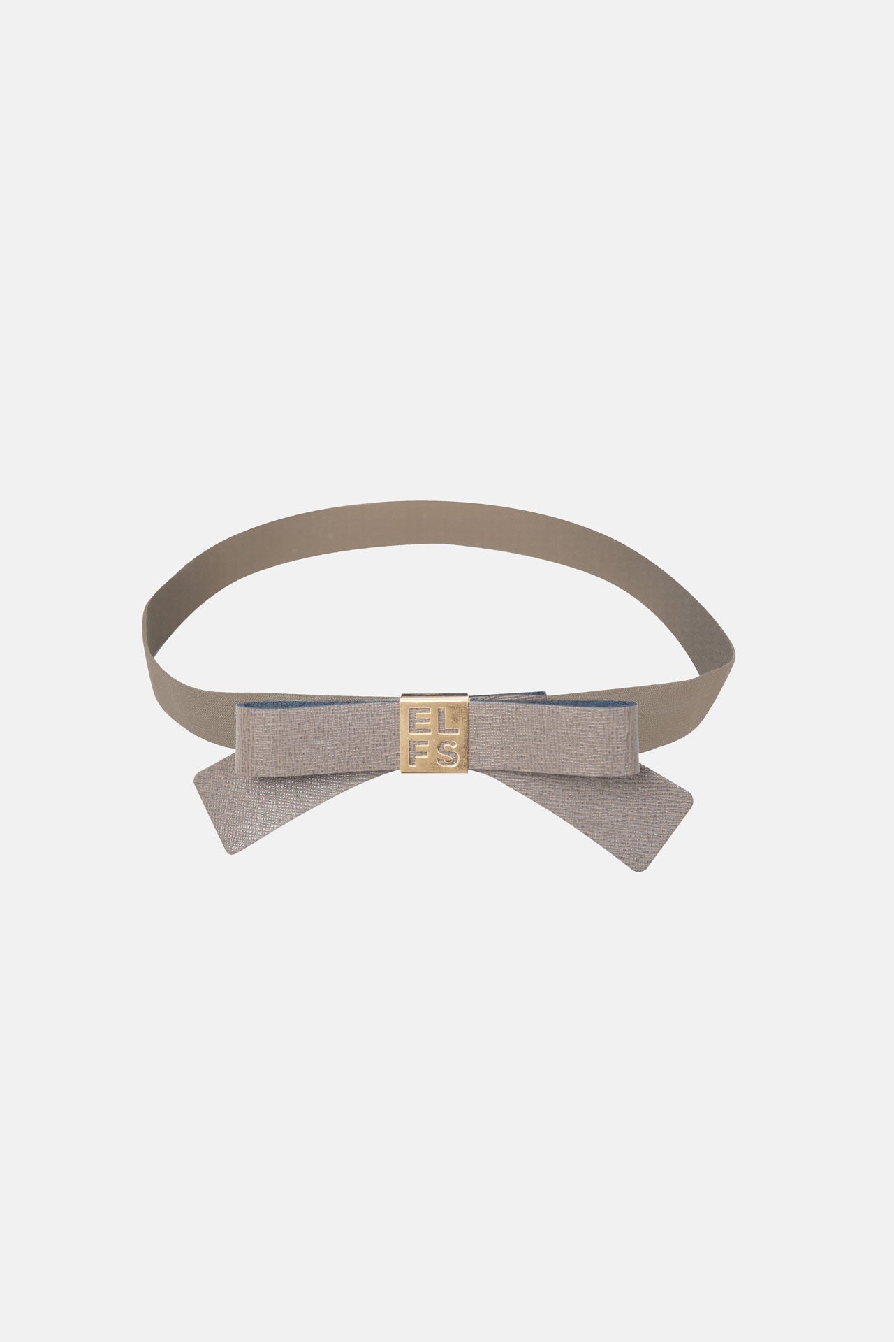 BOW BELT BEIGE