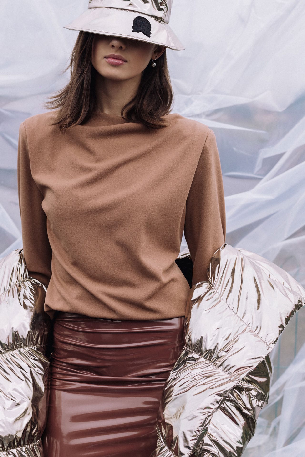 GOLDIE Narrow Brim Hat