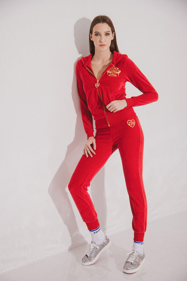 Women's Tracksuit VELVET RED