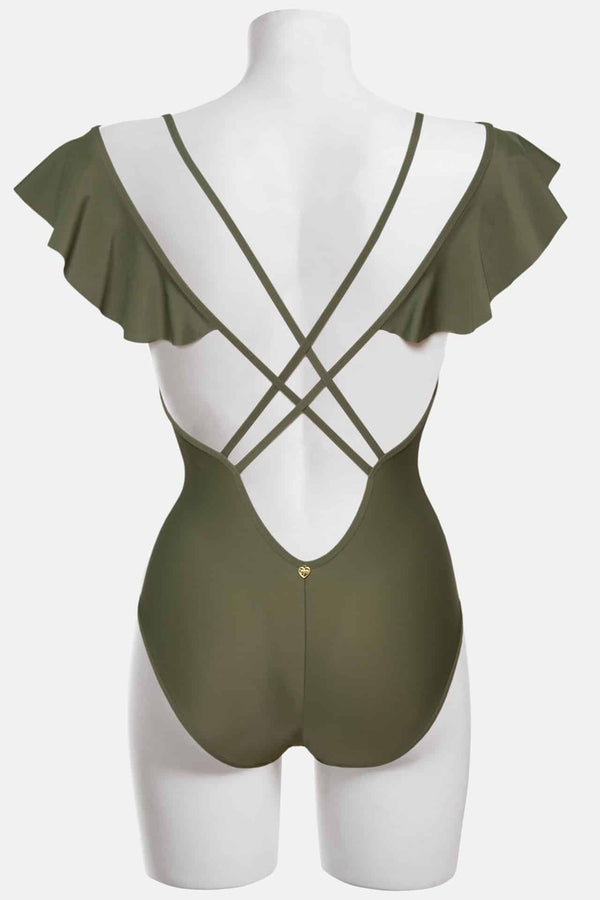 ISABELLA MASLINASTO ZELENA Kupaći kostim