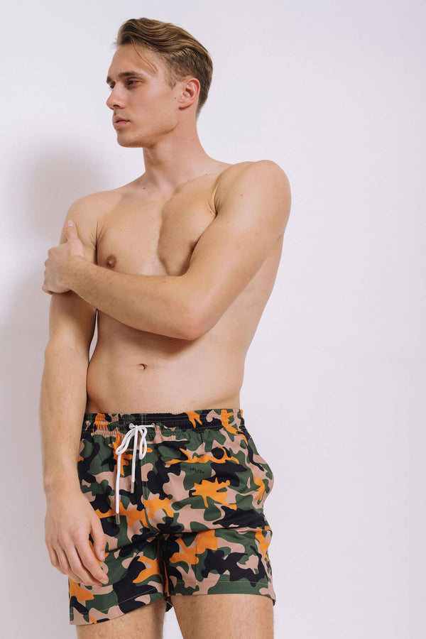 Men's Camouflage Swim Shorts