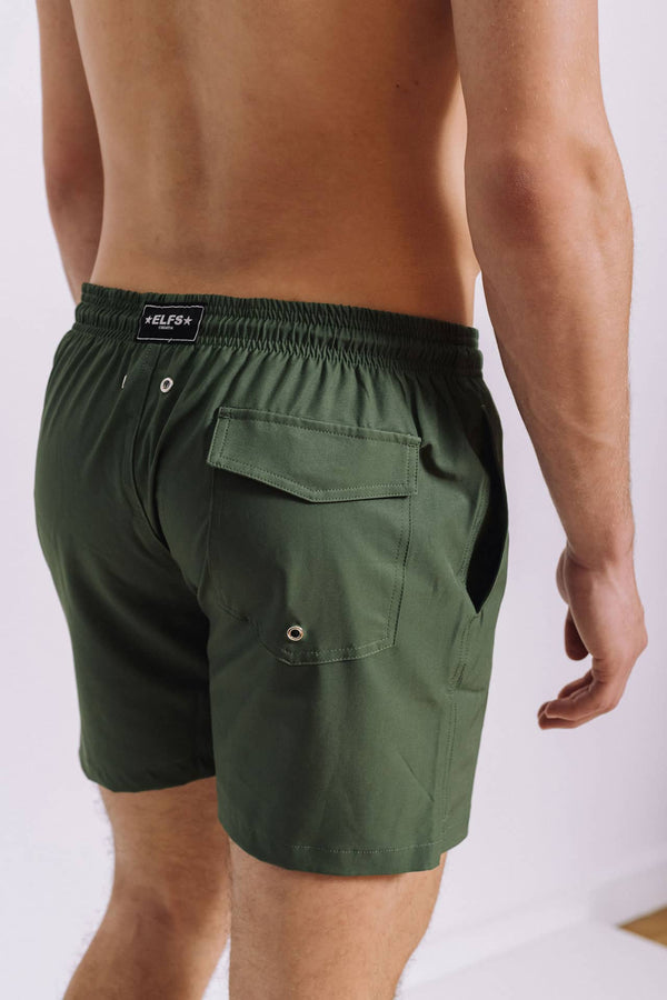 Men's Swim Shorts OLIVE GREEN