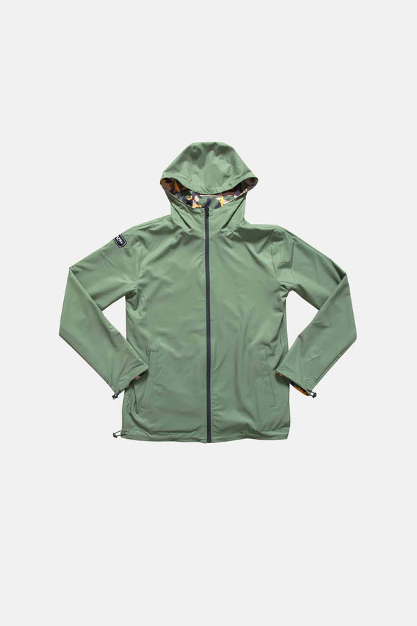 Men's WINDJACKET 2FACE OLIVE GREEN & MILITARY