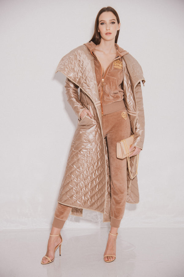 Women's Plush Tracksuit CARAMEL