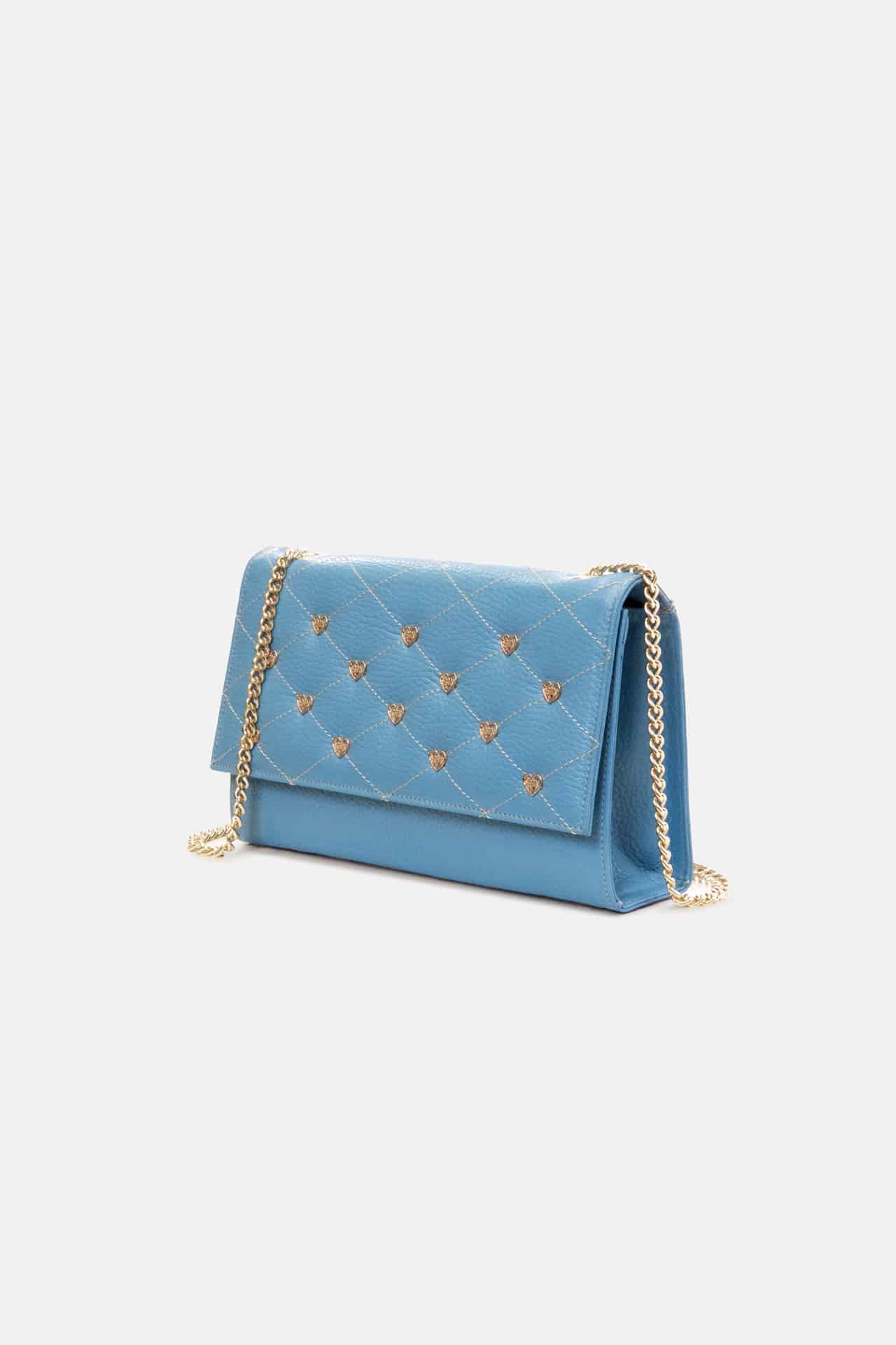HEARTS AZURE BLUE S Bag