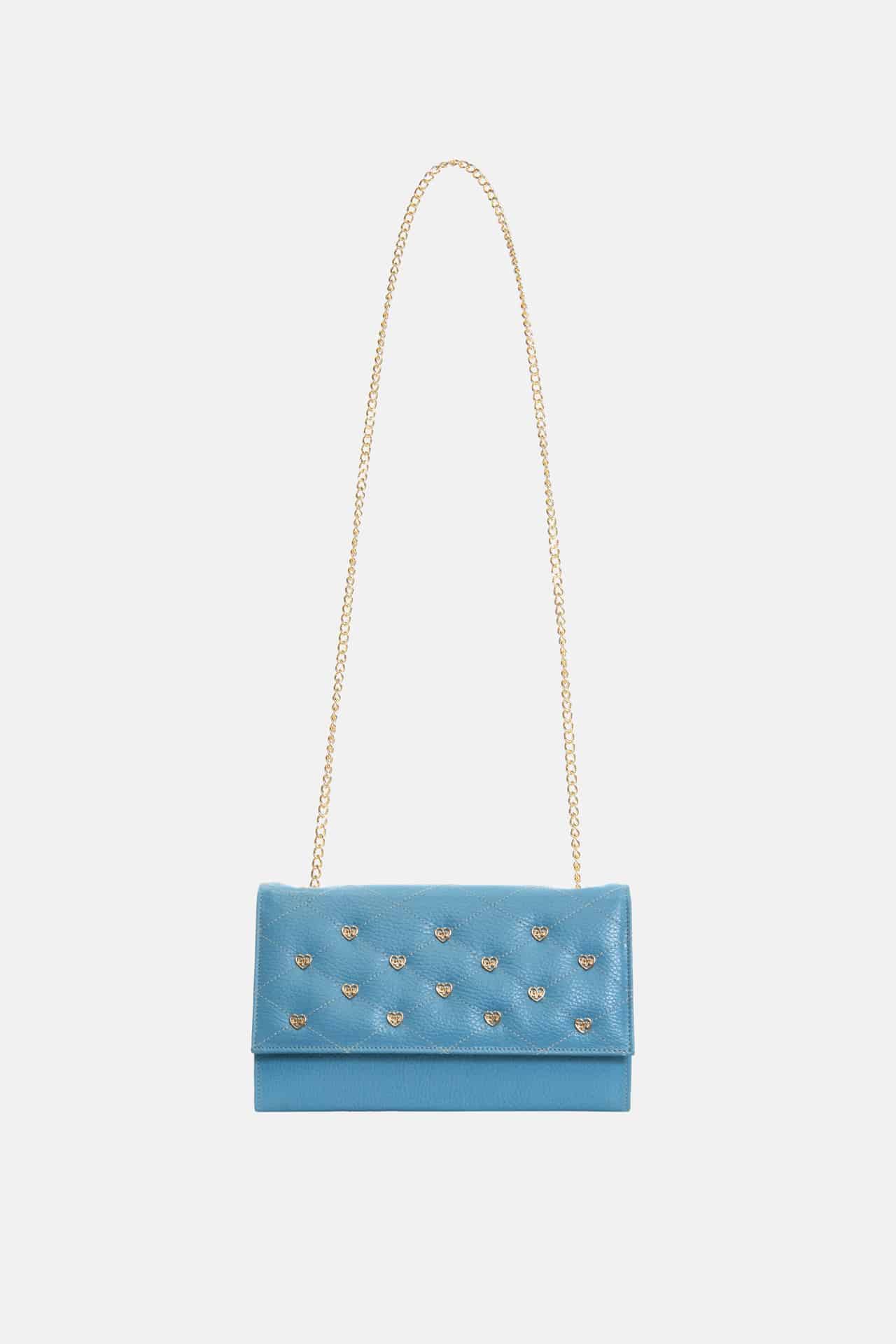 HEARTS AZURE BLUE S Bag