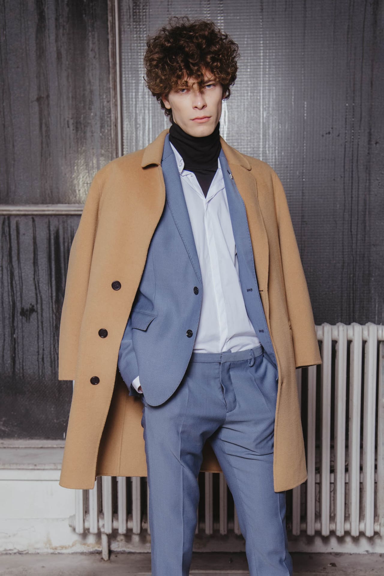CARLOS CAMEL Coat