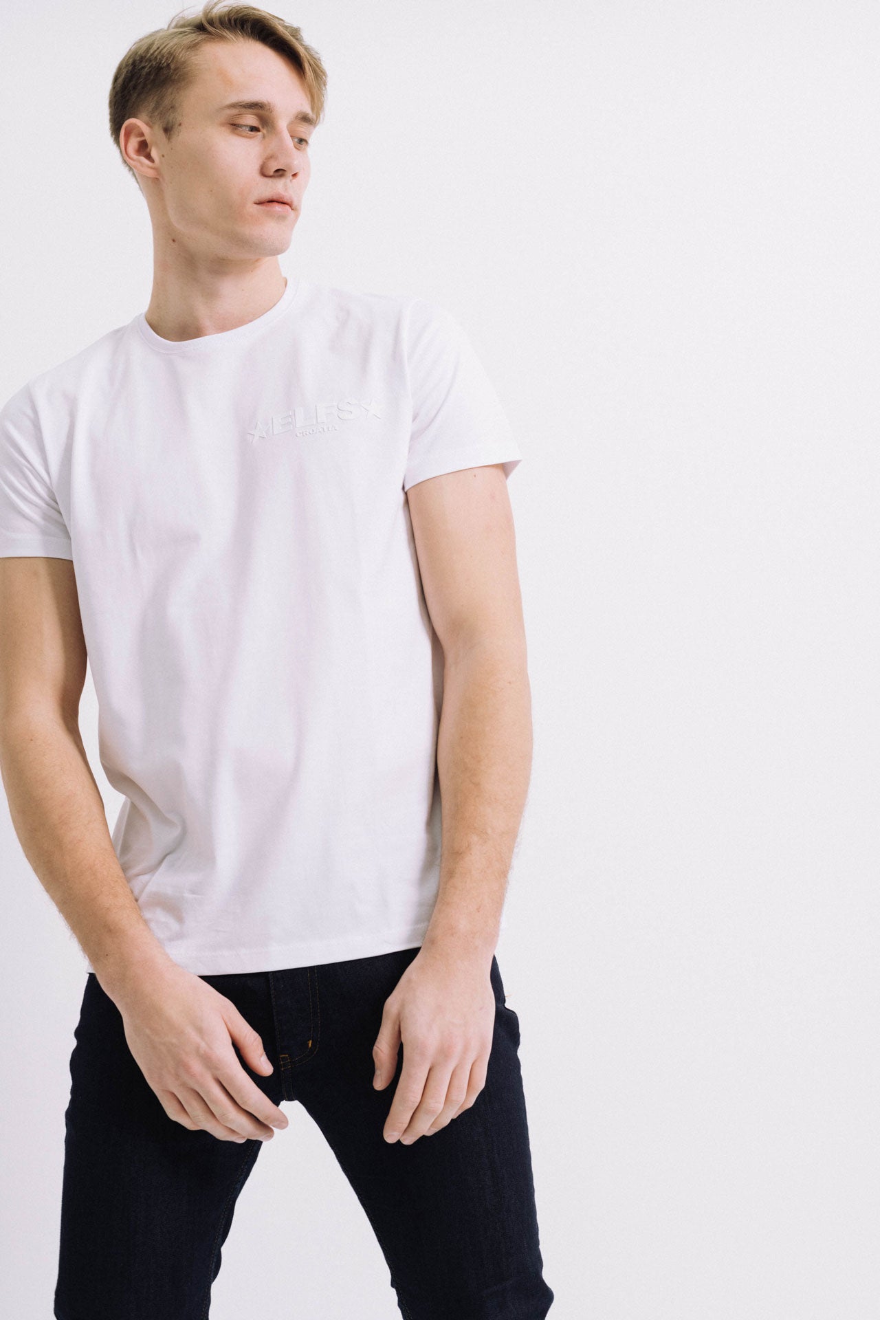 Men's T-shirt ELFS CRO WHITE