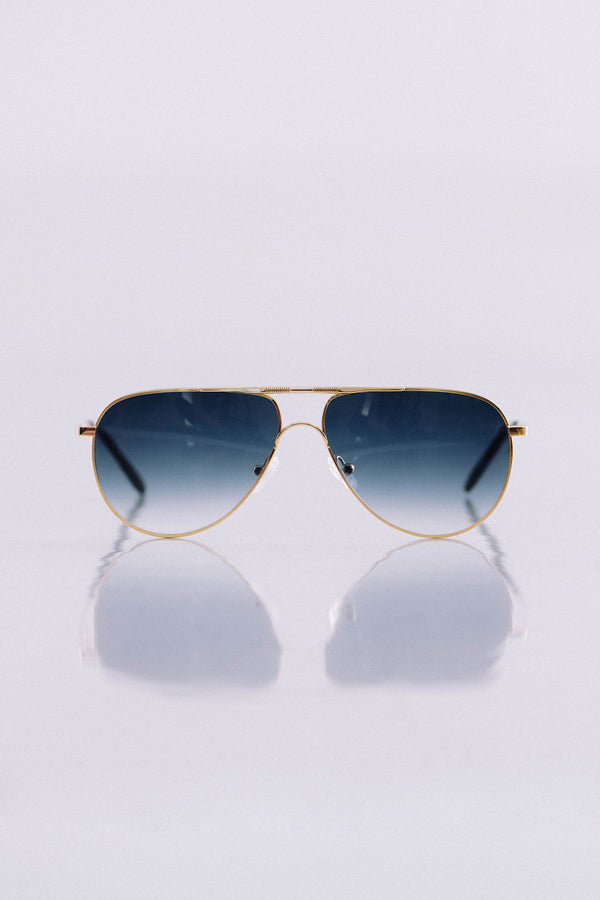 Benny Sunglasses Dark Blue Gradient