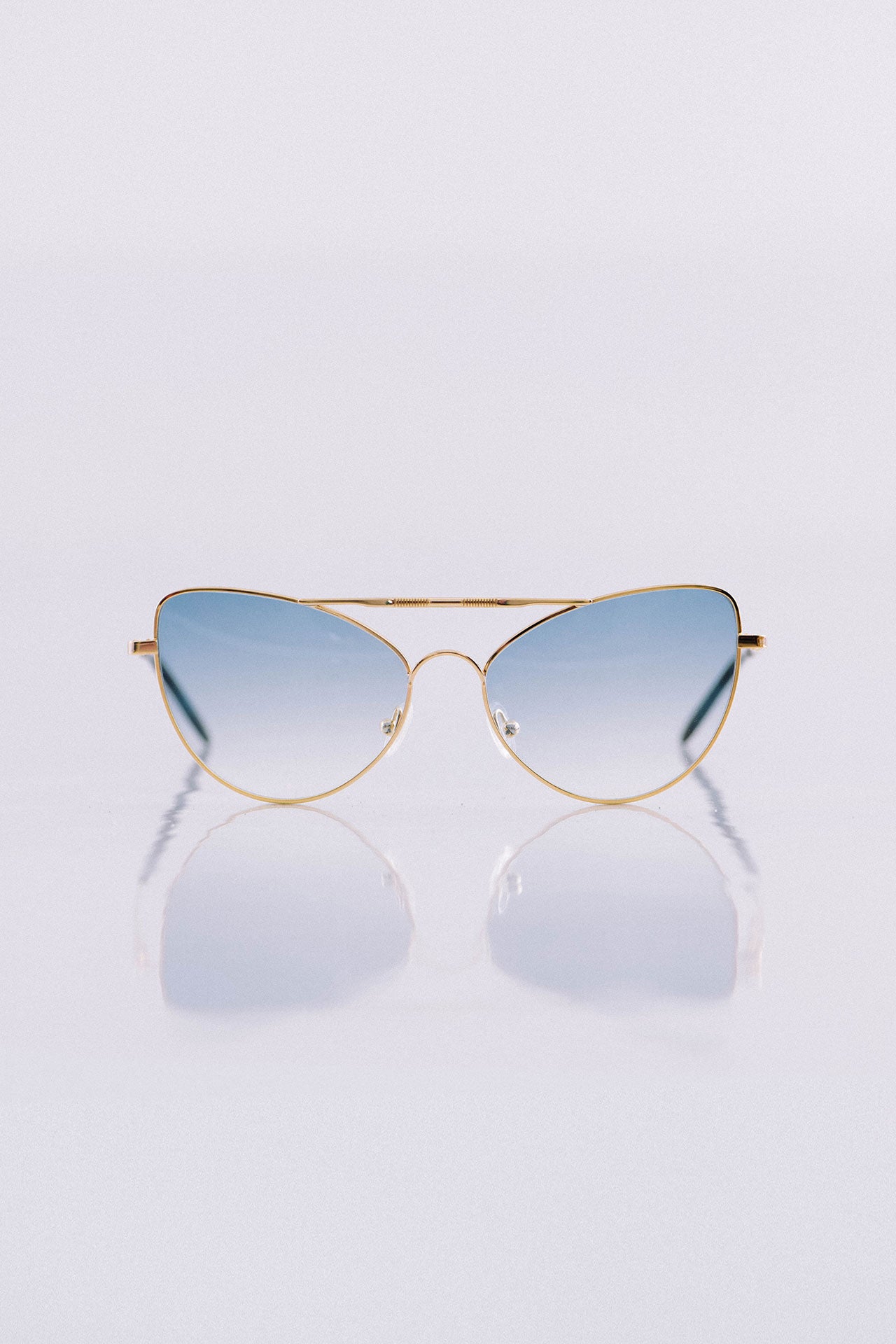 AGNETHA Light Blue Gradient Sunglasses
