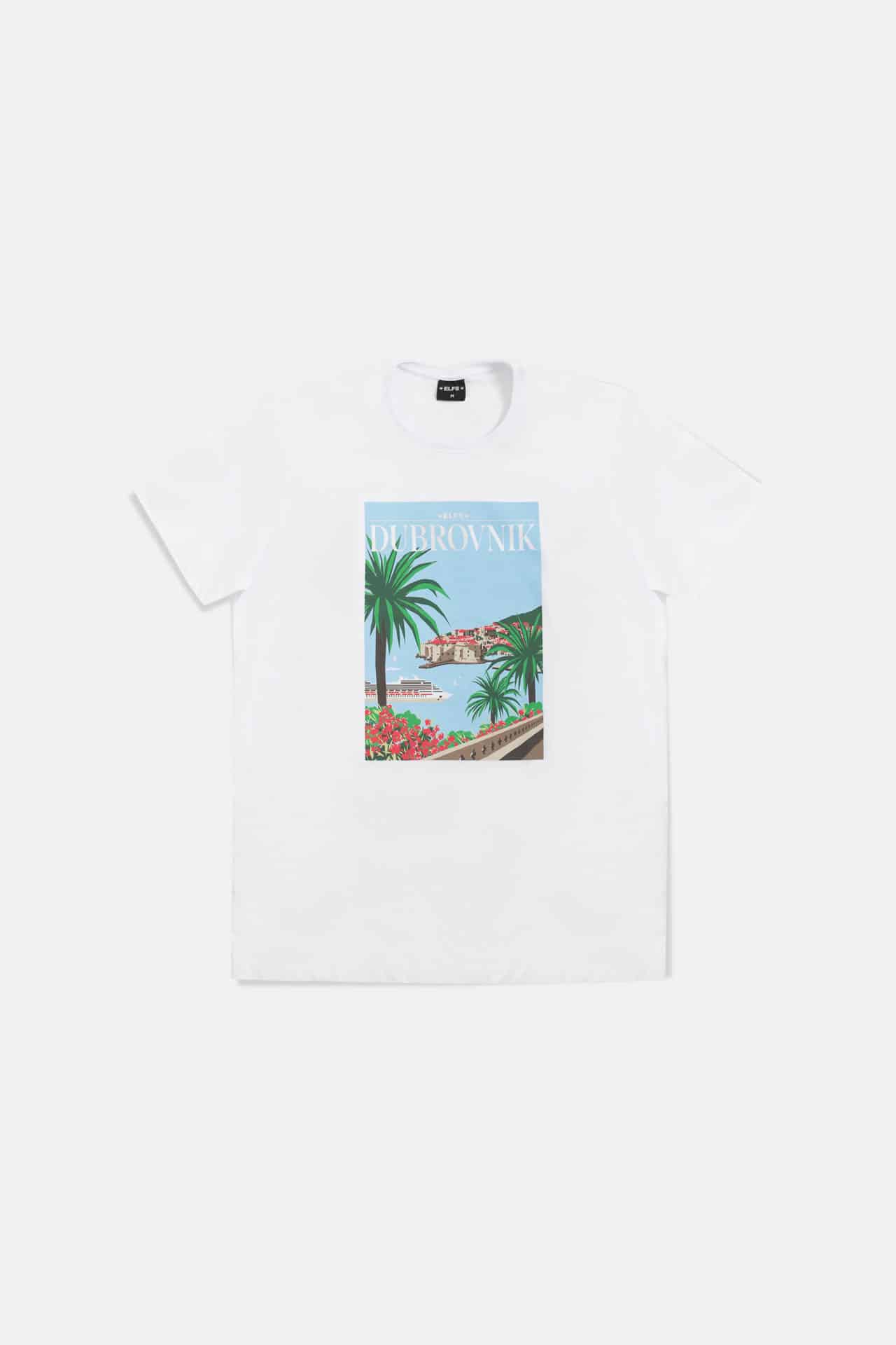 Men's T-shirt POSTCARD DUBROVNIK