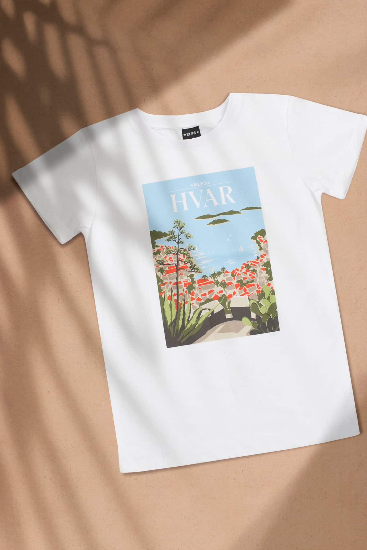 Women's T-shirt POSTCARD HVAR