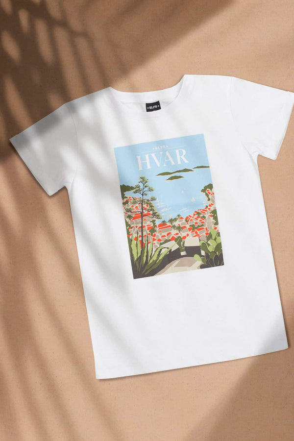 Women's T-shirt POSTCARD HVAR