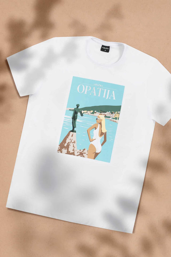 Men's T-shirt POSTCARD OPATIJA