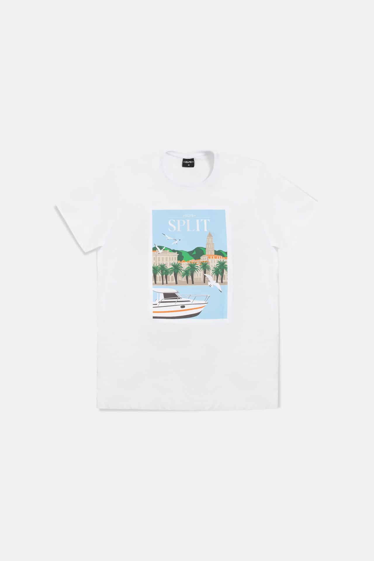 Men's T-shirt POSTCARD SPLIT