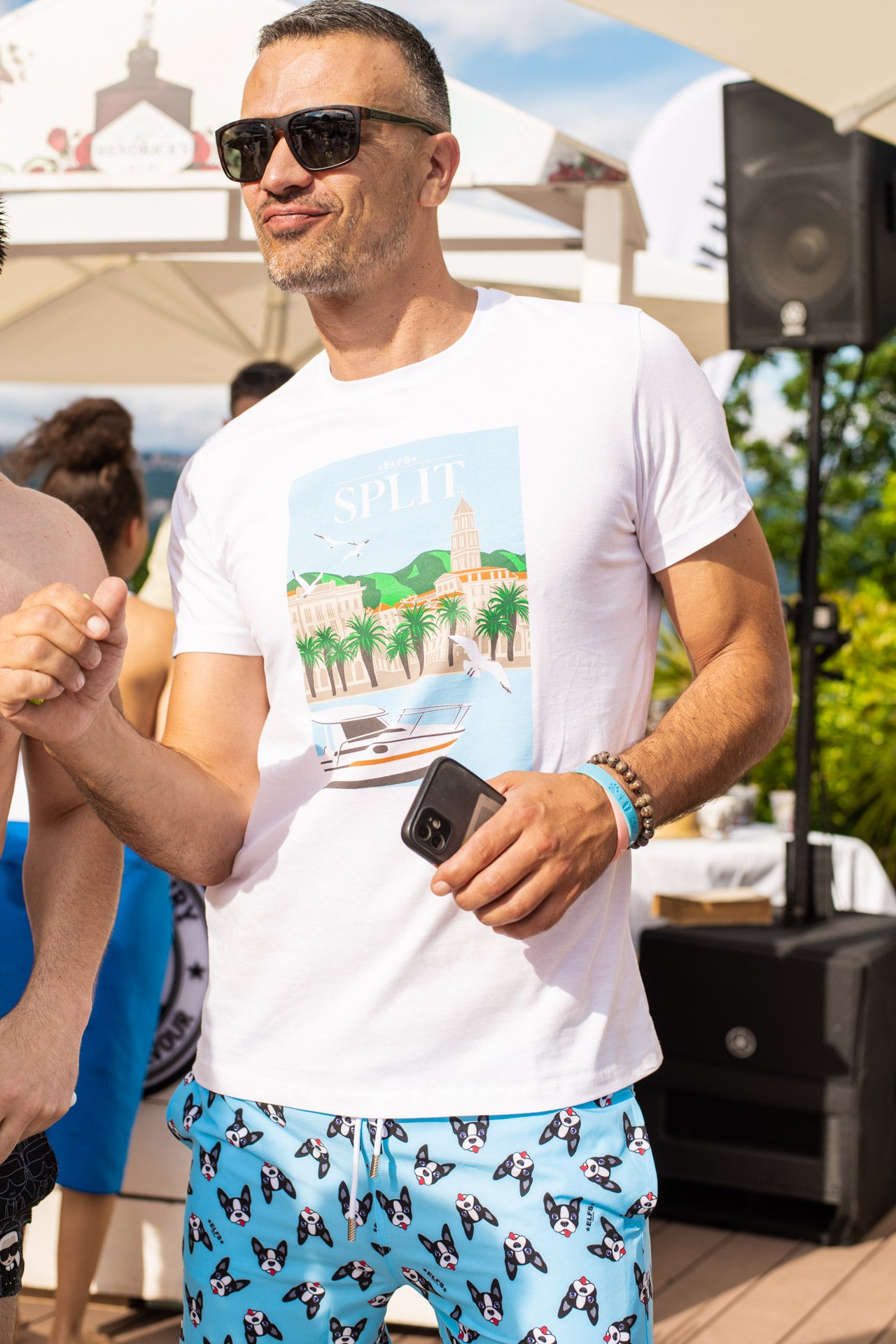 Men's T-shirt POSTCARD SPLIT