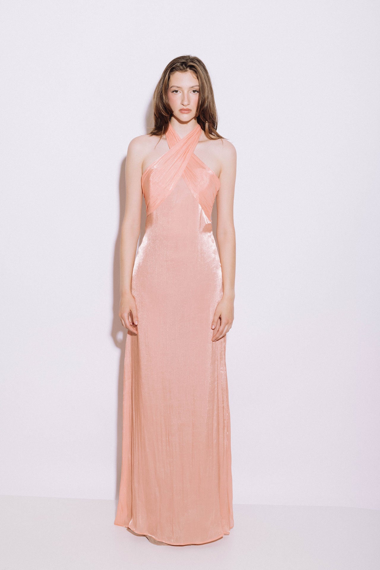 Dress ARIA PEACH COLOR
